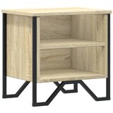vidaXL Nočna omarica sonoma hrast 40x30x40 cm iverna plošča, (21327505) | Shoptok.si