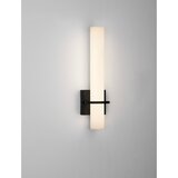 Nova Luce Bela/mat črna jeklena LED stenska svetilka Luca – | Shoptok.si
