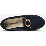 Resti Eco-suede navy blue Brussi loafers - Footwear | Shoptok.si
