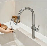 REA Bath Kuhinjski mešalnik Fresh High BRUSH NICKEL | Shoptok.si