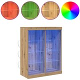  LED komoda Hrast artisan 81 x 37 x 100 cm Konstruirano drvo | shoptok.hr