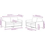 vidaXL 2-dijelni set sofa plavi baršunasti | shoptok.hr