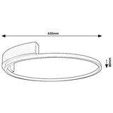Rabalux Plafonska lampa Holize LED 23W 1350lm 4000K 40cm | ePonuda.com