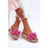 Boto FK1 Women's Platform Slides with Bow Fuchsia Aflia | Shoptok.si