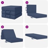 SOFA na razvlačenje 90 x 67 x 45 cm Plava | shoptok.hr