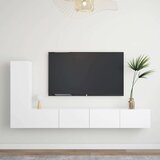  3-dijelni set TV ormarića bijeli od iverice | shoptok.hr