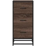 vidaXL Komoda boja hrasta 35,5x35x76 cm konstruirano drvo i metal | shoptok.hr