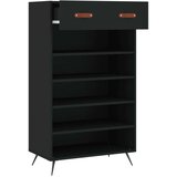  Omarica za čevlje črna 60x35x105 cm inženirski les, (20795997) | Shoptok.si