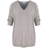 Pri Classic, warm women's V-neck sweater ROSALIA | shoptok.hr