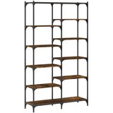 vidaXL Knjižna polica sonoma hrast 100x32x170 cm inž. les in železo | Shoptok.si