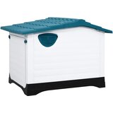 vidaXL Pasja uta modra 90,5x68x66 cm polipropilen | Shoptok.si