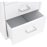  Mobilni ormarić za spise bijeli 28 x 41 x 69 cm metalni | shoptok.hr