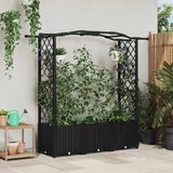  Povišeni krevet s mrežom i krovom Crna 164 x 40 x 142 cm PP | shoptok.hr