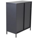 Venture Home vitrina Bakal 40 × 100 × 80 cm, crna | shoptok.hr