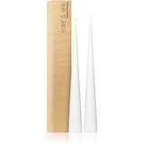 ester & erik cone candles pure white (no. 31) ukrasna svijeća 2x37 cm | shoptok.hr