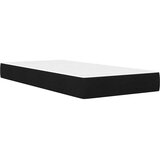  Okvir kreveta s madracem s uzglavljem Crna 90 x 200 cm tkanina - Crna 90 x 200 cm | shoptok.hr