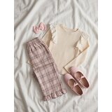Sinsay Pamučna majica s ukrasnim volanima | shoptok.hr