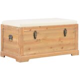 vidaXL Skrinja za shranjevanje z blazino 80x40x40 cm MDF Cene