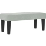  Boxspring krevet s madracem i klupom svjetlosiva 80x200 cm baršun | shoptok.hr