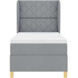  s opruga kutije Svijetlo siva 100 x 200 cm tkanina | shoptok.hr