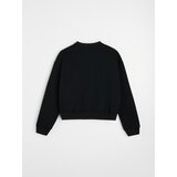Sinsay Crewneck dukserica od pamuka s dekorativnom aplikacijom Slike