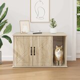 vidaXL Mačja Kuća Sonoma 85 x 55 x 50 cm Konstruirano drvo | shoptok.hr