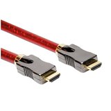 Roline HDMI priključni kabel 1.00 m 11.04.5901 dvostruko zaštićen, Ultra HD (8K) crvena [1x muški konektor HDMI - 1x muš | Eponuda.ba