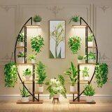 Smania Moonflower™ Stojalo za rastline v obliki polmeseca z osvetlitvijo | Shoptok.si