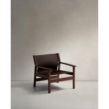 Kave Home Temno rjav usnjen fotelj Jan – | Shoptok.si