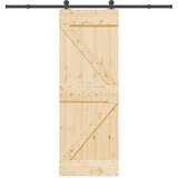  Klizna vrata NARVIK Prirodna i crna 70 x 210 cm (213,5 cm) | Eponuda.ba