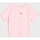 Sinsay Ažurirana dvodijelna pidžama s viskozom i izvezenim srcem | shoptok.hr