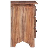  Noćni ormarić 30 x 30 x 51 cm od masivnog drva mahagonija | shoptok.hr