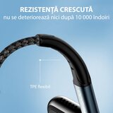 Yesido podatkovni kabel (CA-62) - USB na Type-C, 3A, 1,2 m - crni | shoptok.hr