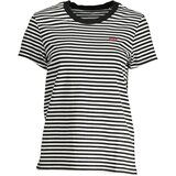 Levi's Levi&#39;s White-Black Women&#39;s Striped T-Shirt® - Women Cijene