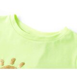  Dječja majica neonski žuta boja 116 | shoptok.hr