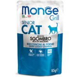 Monge sosić za mačke, skuša u želeu, 85g