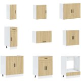 vidaXL 14-dijelni set kuhinjskih ormarića Porto konstruiranog drva | shoptok.hr