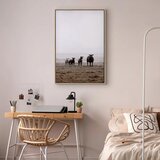  Slika - Friends in the Morning (1 Part) Vertical 60x90 U prirodnom drvenom okviru | shoptok.hr