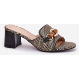 Boto Ladies High Heels With Decoration Black Ovittole | ePonuda.com