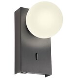  Redo 01-4659 - LED zidno svetlo NORMA, 5W/230V, CRI 90, USB, crno | Eponuda.com