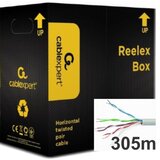 Gembird UPC-5004E-SOL CAT5e UTP LAN cable (CCA), solid, 305m, grey Cijene