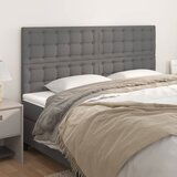 vidaXL Uzglavlje 4 kom sivi 90x5x78/88 cm od umjetne kože | shoptok.hr