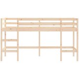  Dječji krevet na kat s ljestvama 80 x 200 cm masivna borovina | shoptok.hr