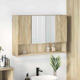  Ogledalo ormar Sonoma hrast 80 x 17 x 55 cm Konstruirano drvo | shoptok.hr