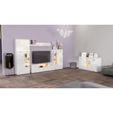 Hom`in DNEVNI REGAL, bela, barve hrasta Slike