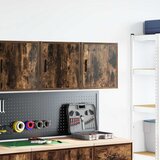  Garažni zidni ormarići 2 kom boja hrasta od konstruiranog drva | shoptok.hr
