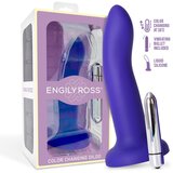 ENGILY ROSS Dildox Vibrating Color Changing Liquid Silicone Dildo 17cm Purple | shoptok.hr
