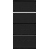 Ormarić za cipele Crni hrast Konstruirano drvo 80 x 21 x 163.5 cm | shoptok.hr