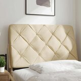 vidaXL Jastuk za uzglavlje krem 90 cm od tkanine | shoptok.hr
