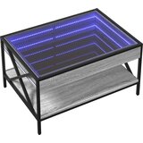  Stolić s beskonačnim LED svjetlima boja hrasta 70x50x38 cm | shoptok.hr